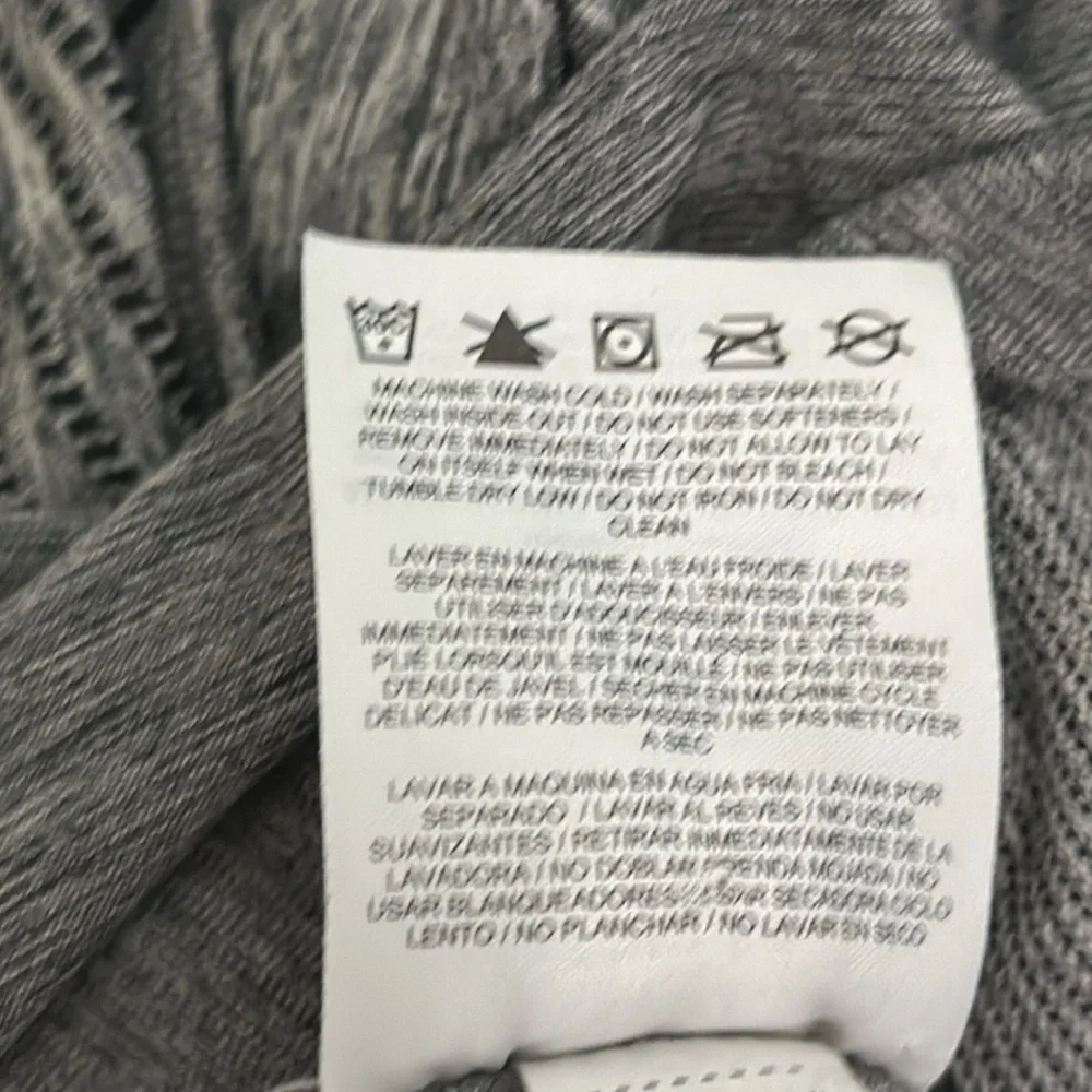 Nike racerback heather gray small